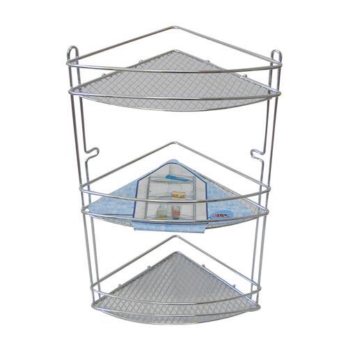 polička rohová (mřížky) 3 patra 20,5x20,5x44cm Cr  2966 1 Kg MTA MAXMIX Sklad14 332871