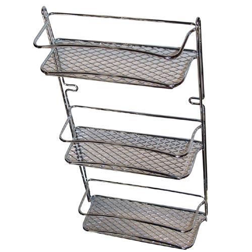 polička koupelnová STAR 3 patra 23x10x46cm Cr  2967 0.91 Kg MTA MAXMIX Sklad14 332984