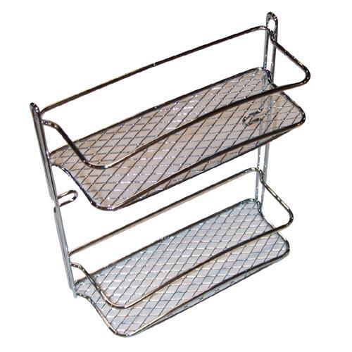 polička koupelnová STAR 2 patra 23x10x26cm Cr  2972 0.61 Kg MTA MAXMIX Sklad14 332985