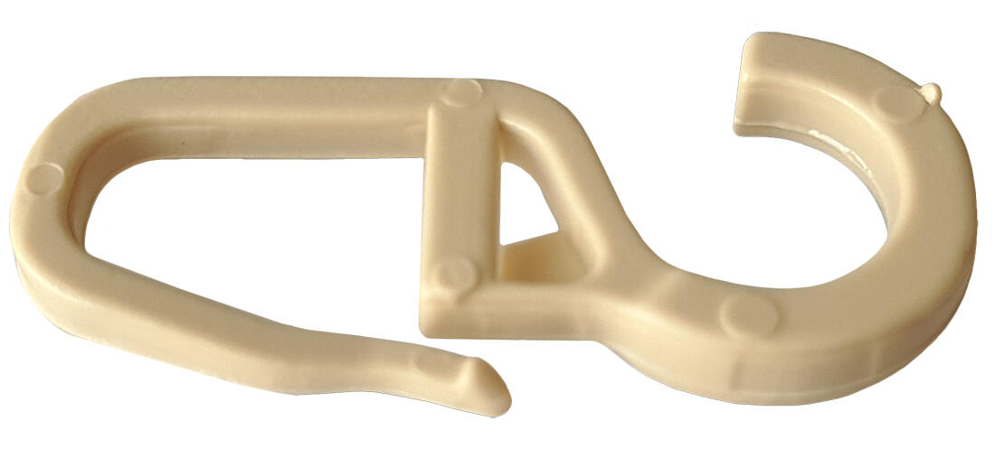 háček záclon. PH BÉŽ    24.02.10   velký (10ks) 0.01 Kg MTA MAXMIX Sklad14 704722