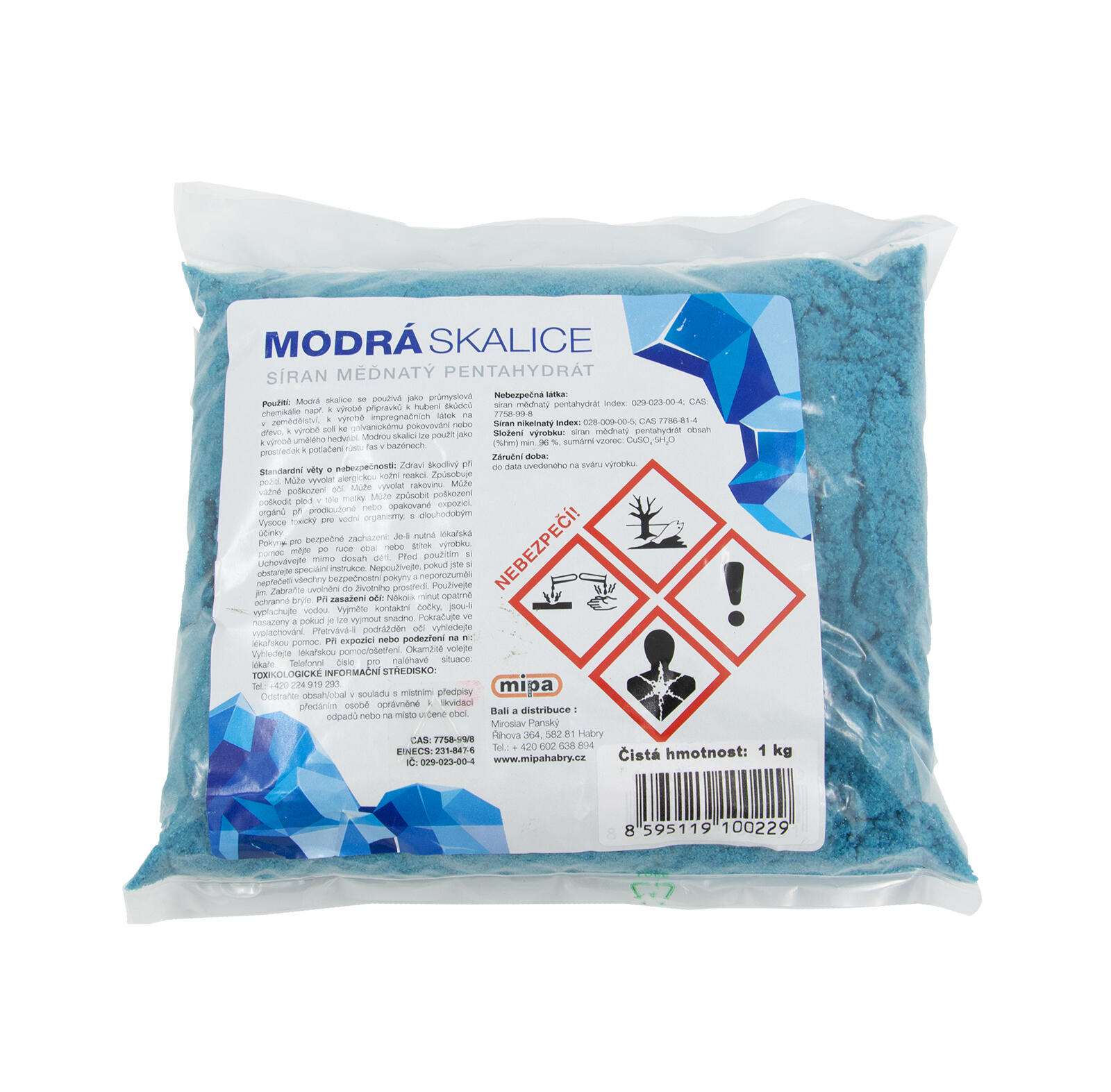 skalice MODRÁ 1kg 1 Kg MTA MAXMIX Sklad14 831909