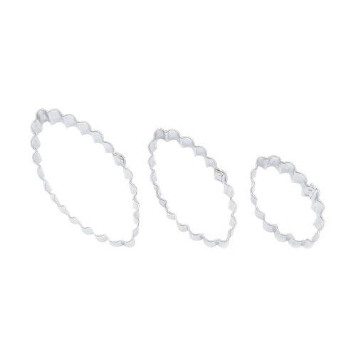 vykraj.cukroví OVÁL zoubk.sada 3díl. 0.03 Kg MTA MAXMIX Sklad14 393111