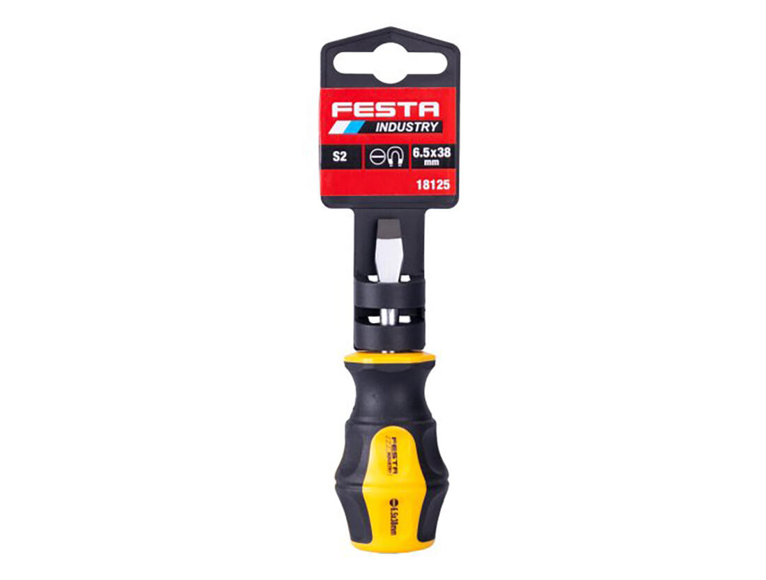 šroubovák plochý  6,5x 38 S2  FESTA 0.05 Kg MTA MAXMIX Sklad14 463157 8590804033745