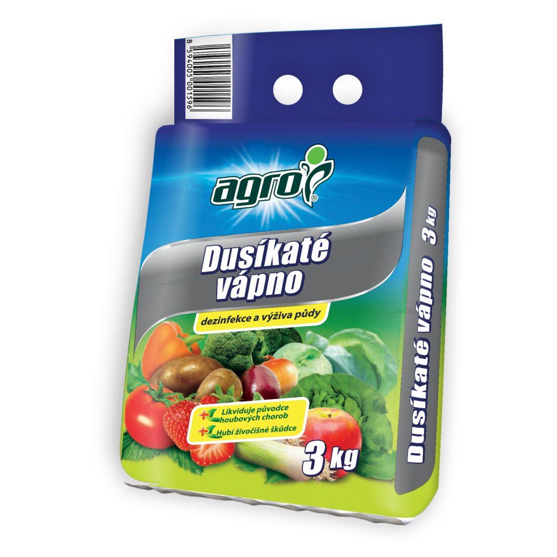 hnojivo Dusíkaté vápno 3kg AGRO 3 Kg MAXMIX Sklad14 912105 37