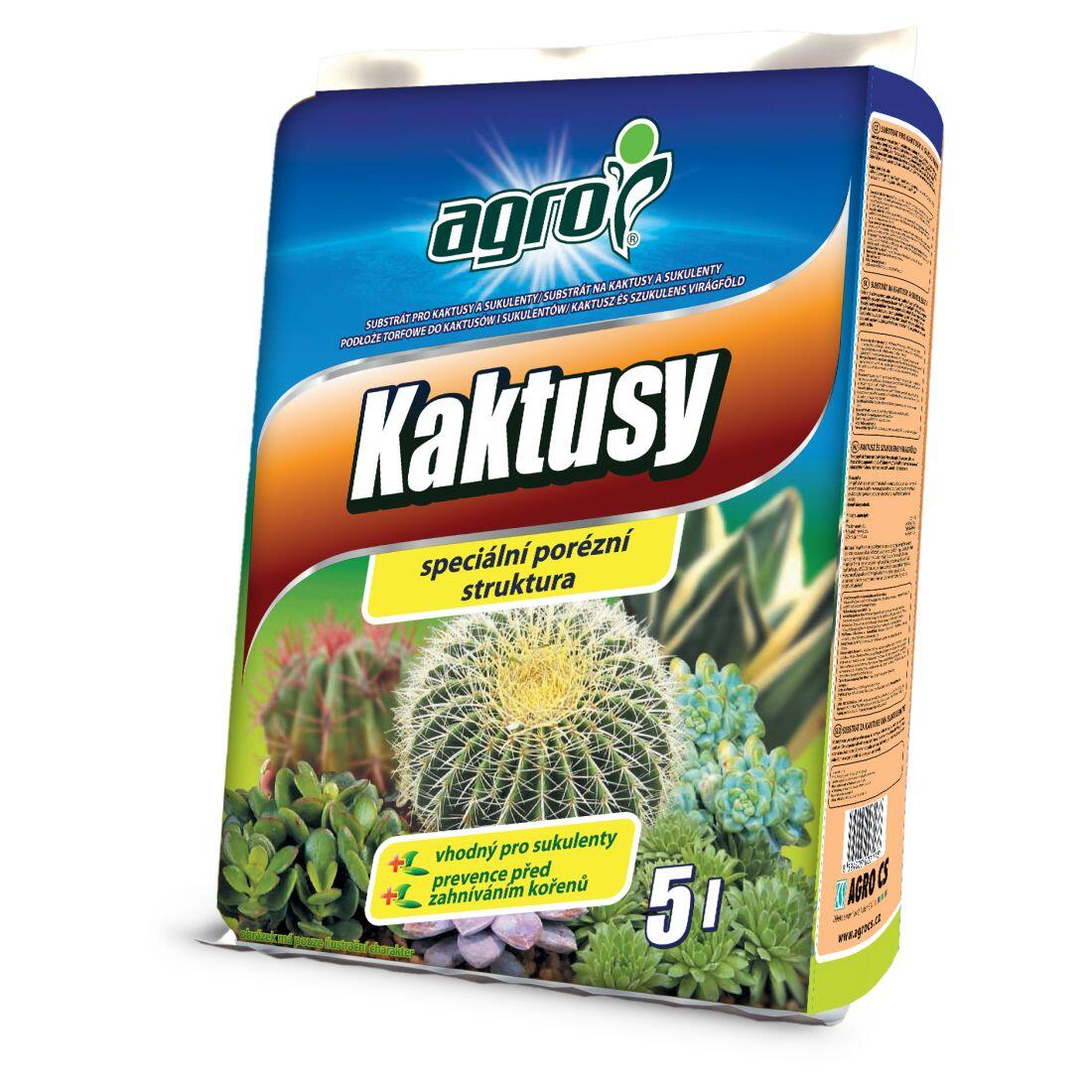 substrát pro kaktusy a sukulenty 5l AGRO 2.27Kg MAT MAXMIX Sklad14 912154