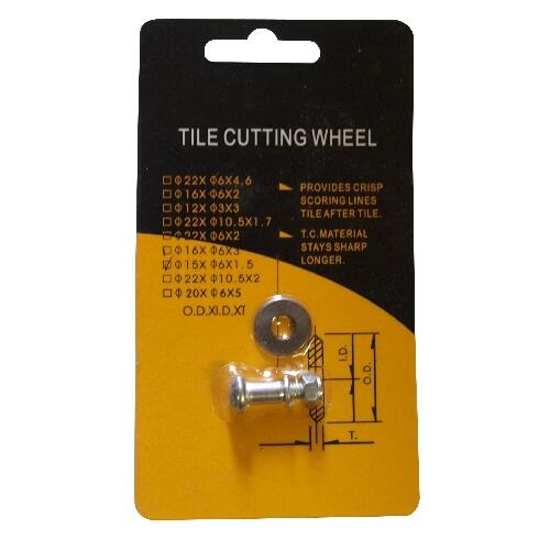 kolečko náhradní do řezačky 15x1,5mm, d6mm 0.02 Kg MTA MAXMIX Sklad14 963723