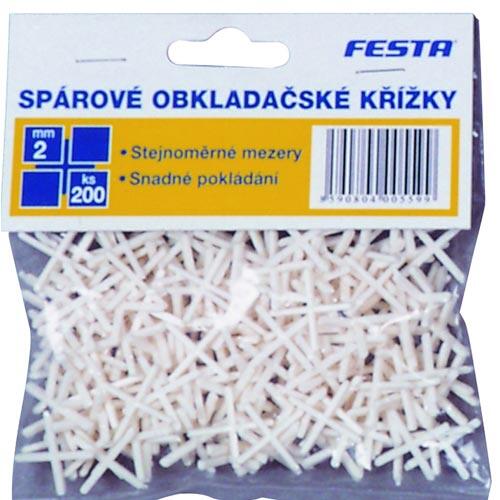 křížky obkladačské 2,0mm (200ks) FESTA 0.03 Kg MTA MAXMIX Sklad14 463960