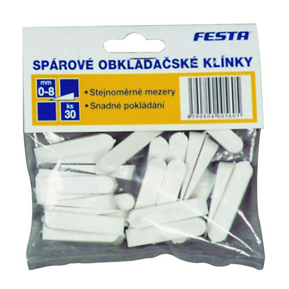 klínky obkladačské 0-4mm (100ks) FESTA 0.05 Kg MTA MAXMIX Sklad14 463955