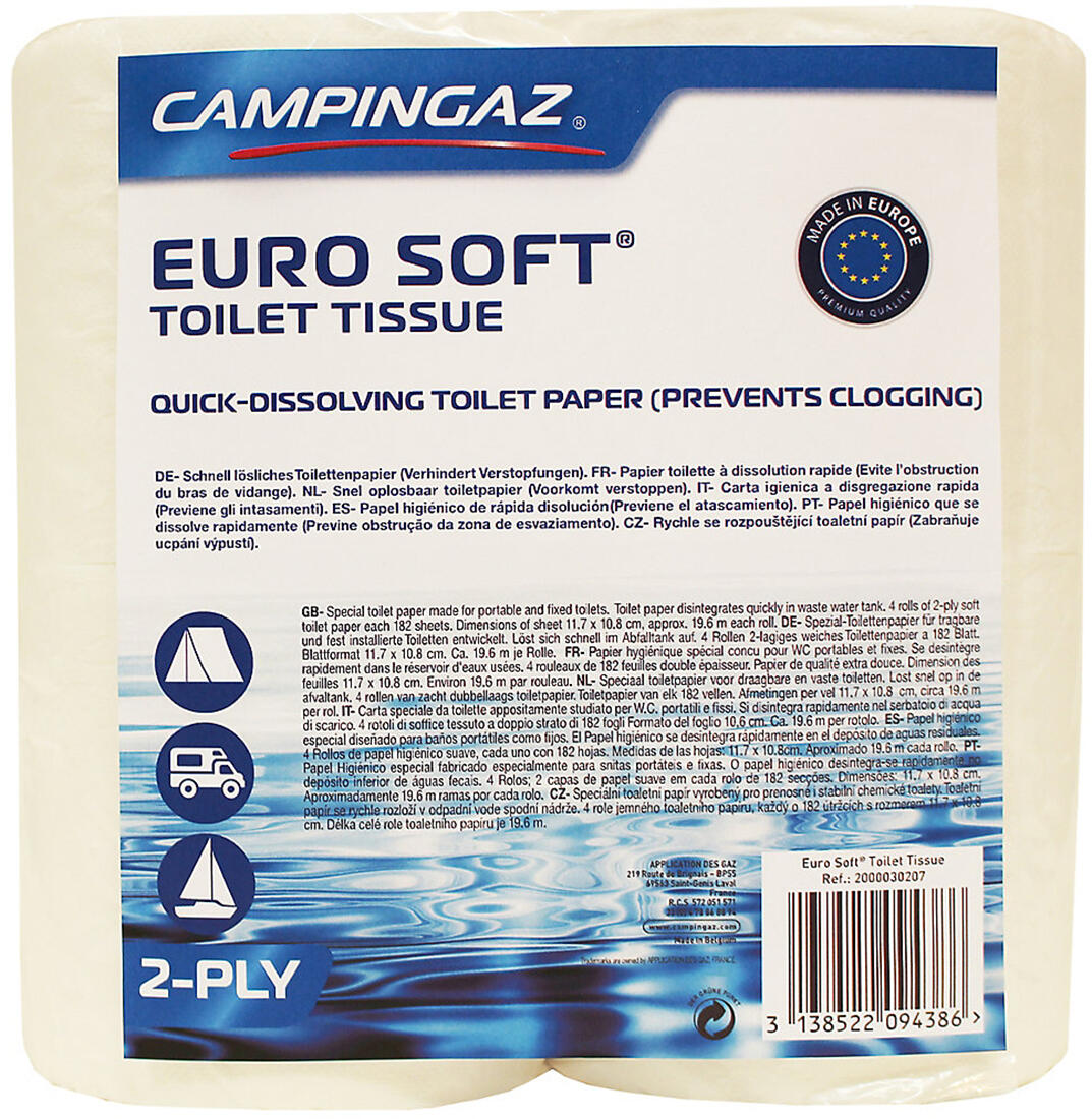 papír toaletní EURO SOFT pro chem.toalety (4ks) 0.29Kg MAT MAXMIX Sklad14 653014