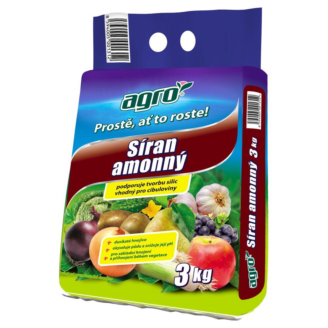 hnojivo Síran amonný 3kg AGRO 3.03 Kg MTA MAXMIX Sklad14 912165