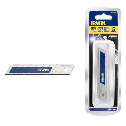 list odlamovací 18mm (5ks) BI-METAL "BLUE"  IRWIN 0.04Kg MAT MAXMIX Sklad14 471530