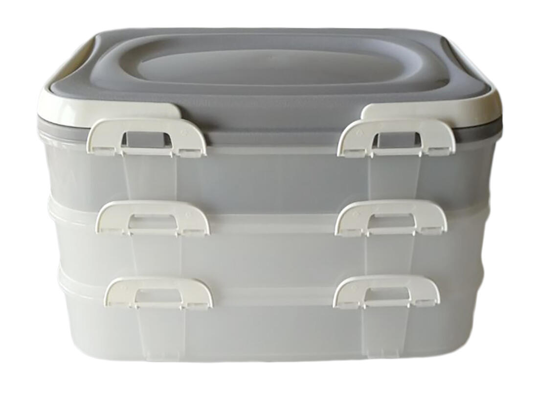 dóza PIKNIK s uchy, 3 patra, 40x30x24cm PH mix barev 1.2 Kg MTA MAXMIX Sklad14 282878