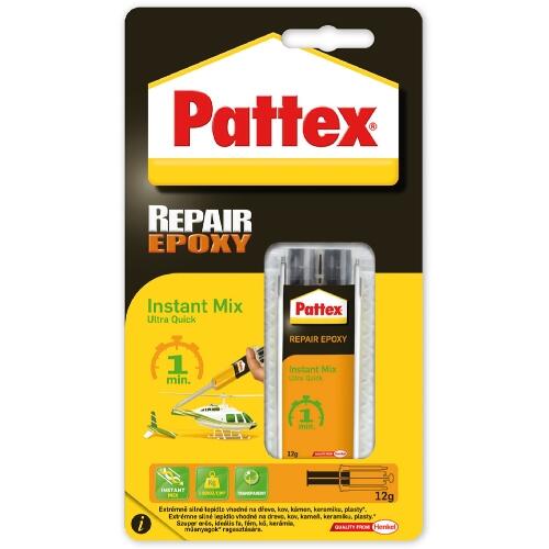 lepidlo epoxidové 12g, 1min. PATTEX REPAIR UNI. 0.06 Kg MTA MAXMIX Sklad14 507526