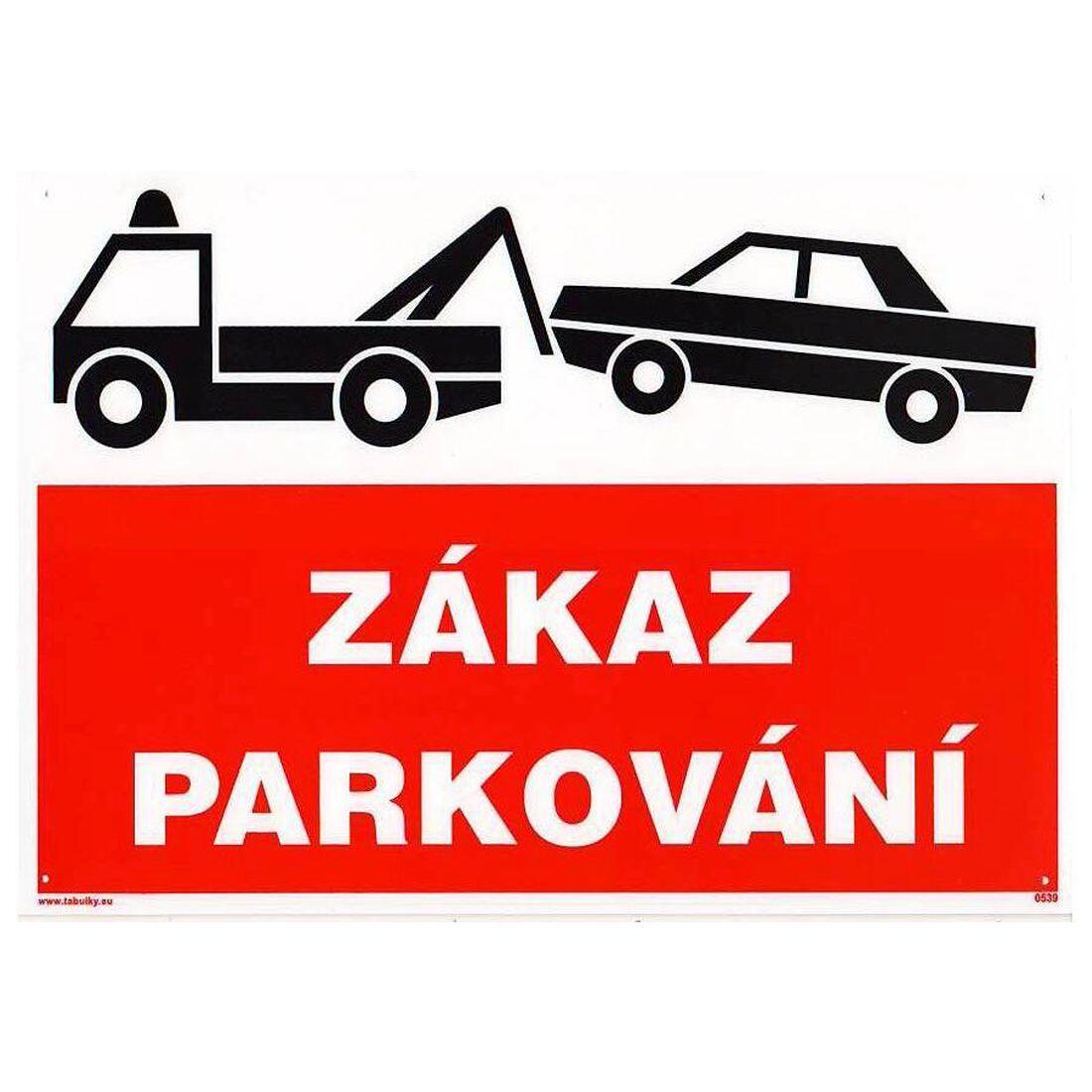 tabulka - ZÁKAZ PARKOVÁNÍ 210x297mm (A4) PH 0.03 Kg MAXMIX Sklad14 588967 31