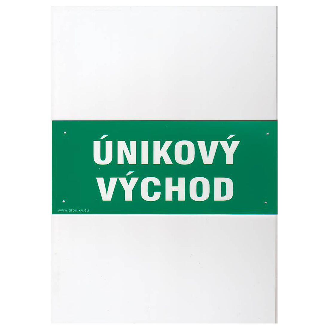 tabulka - ÚNIKOVÝ VÝCHOD 210x87mm PH 0.01 Kg MTA MAXMIX Sklad14 588970