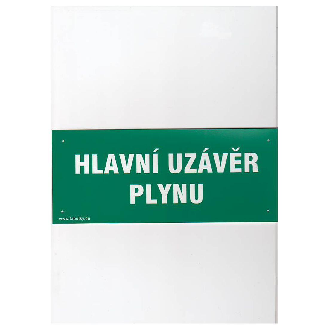 tabulka - HLAVNÍ UZÁVĚR PLYNU 210x87mm PH 0.01 Kg MAXMIX Sklad14 588971 41