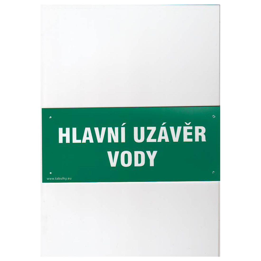 tabulka - HLAVNÍ UZÁVĚR VODY 210x87mm PH 0.01 Kg MAXMIX Sklad14 588972 55