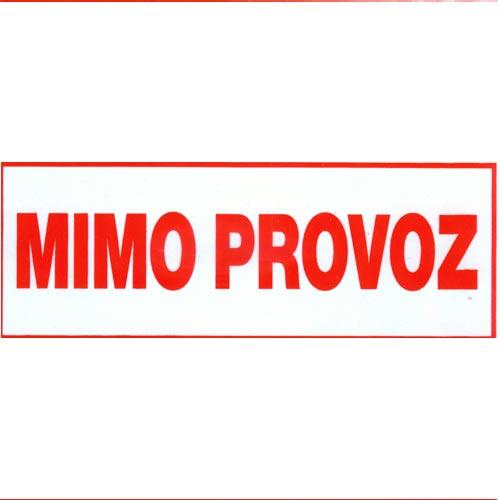 tabulka - MIMO PROVOZ 147x50mm PH 0.01 Kg MAXMIX Sklad14 588974 64