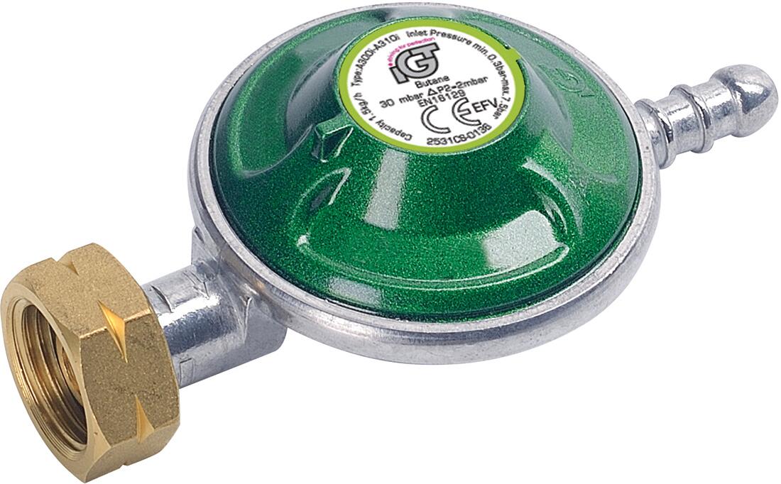 regulátor tlaku 30mbar NP01008 s pojistným ventilem 0.16Kg MAT MAXMIX Sklad14 430087