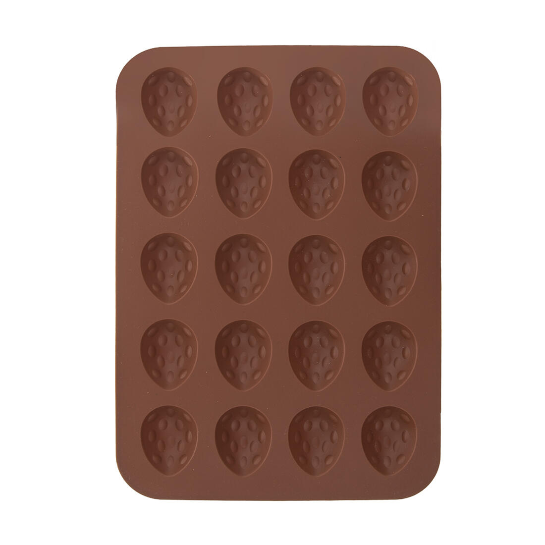 forma na ořechy 20ks 27,5x18,5x1,3cm silikon 0.1 Kg MTA MAXMIX Sklad14 282056