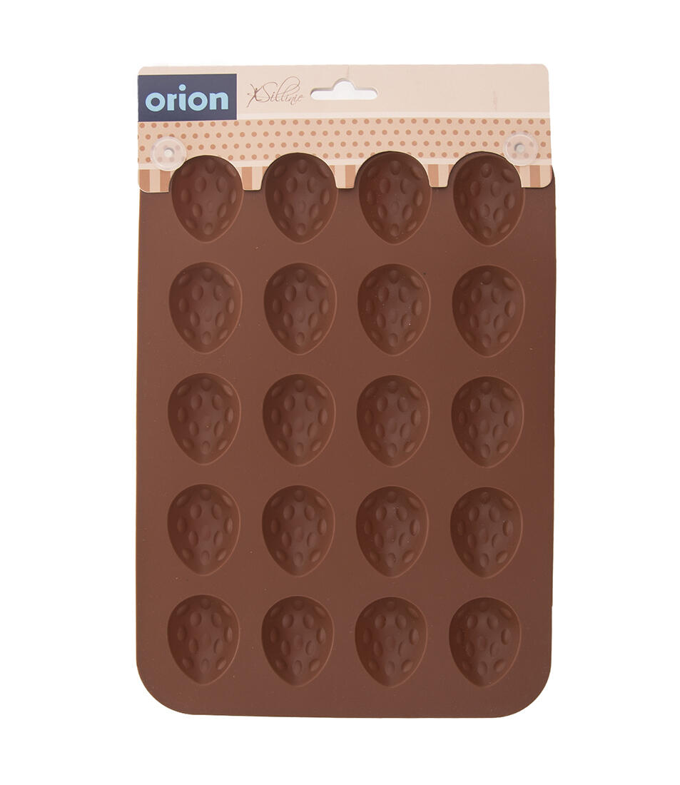 forma na ořechy 20ks 27,5x18,5x1,3cm silikon 0.1 Kg MTA MAXMIX Sklad14 282056