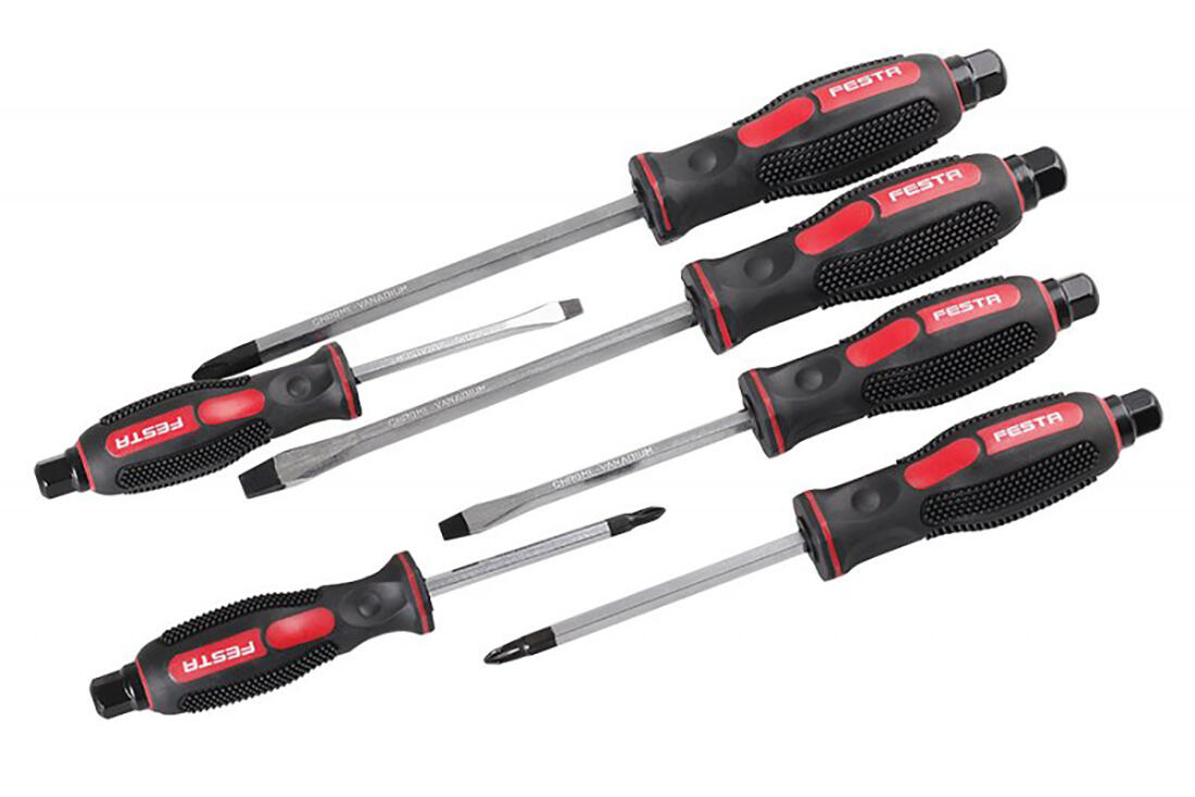 šroubovák sada  6díl. CrV úderové   FESTA 0.93 Kg MTA MAXMIX Sklad14 579629