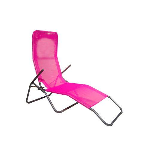 lehátko skládací kov.186x60x98cm RŮŽ tm., nosnost 100kg 5.5 Kg MTA MAXMIX Sklad14 789081