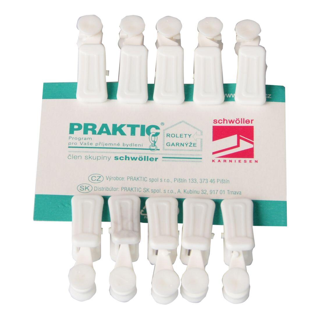 žabka pro U kolejničku PH BÍ (10ks) 0.03Kg MAT MAXMIX Sklad14 704965