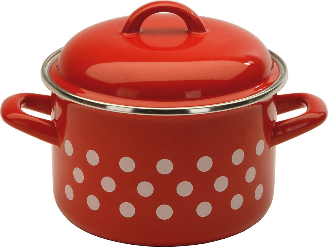 hrnec + poklice pr.14cm 1,5l PUNTÍK ČRV 0.73 Kg MTA MAXMIX Sklad14 201325