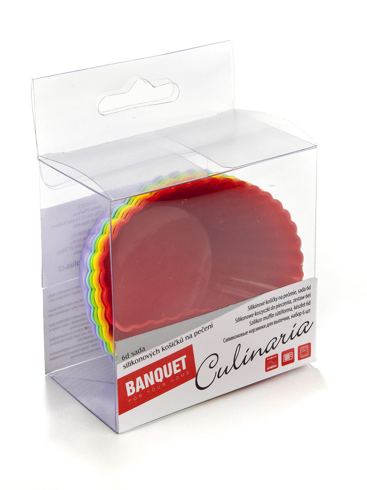 košíček na pečení 7,5x3cm silikon mix barev (6ks) CULINARIA 0.07 Kg MTA MAXMIX Sklad14 268727