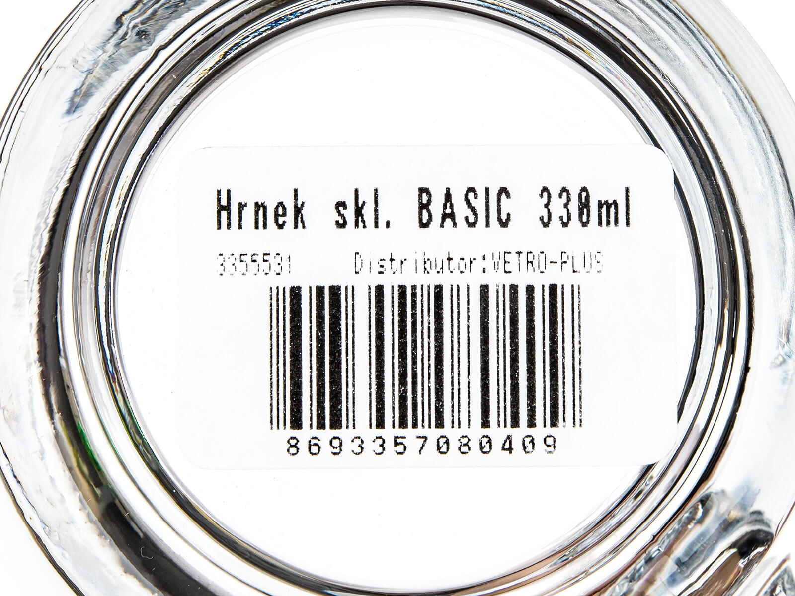 hrnek 330ml BASIC skleněný