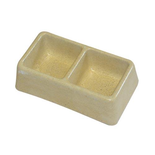 miska dvoumiska čtverce 165x90x50mm (malá) beton   (50) 0.88 Kg MTA MAXMIX Sklad14 446081