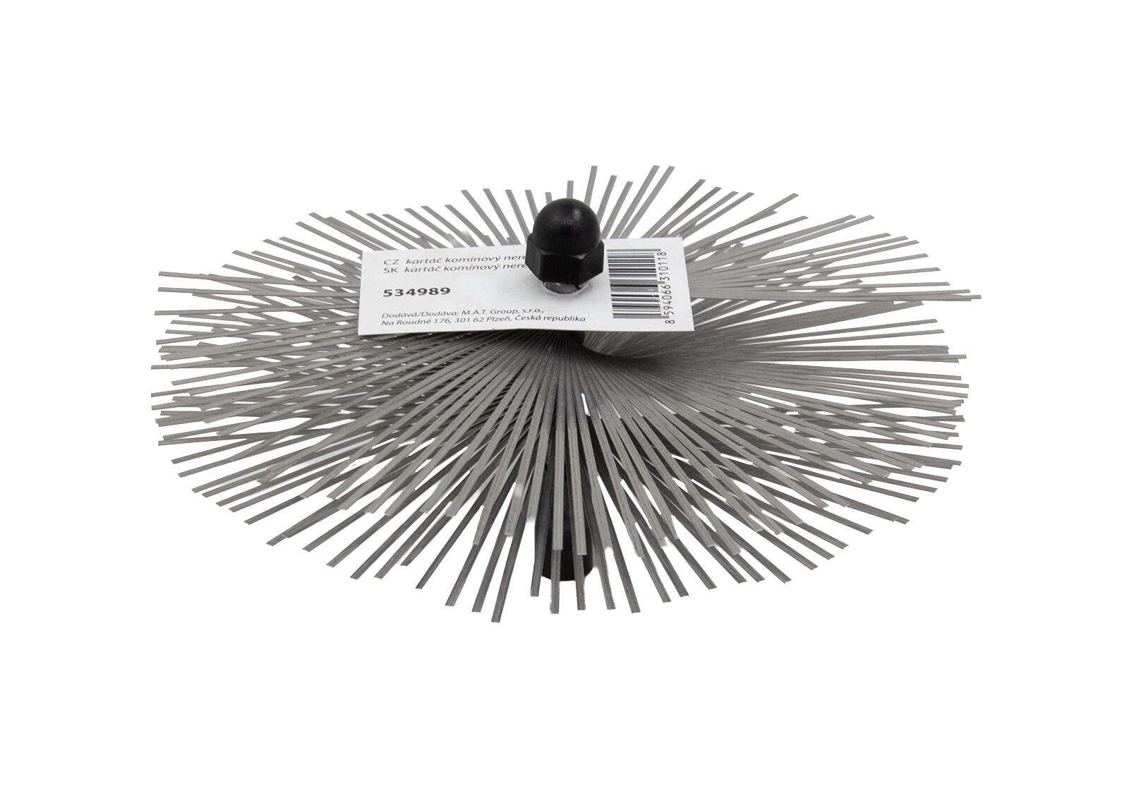 kartáč komínový nerez 200mm 0.21 Kg MTA MAXMIX Sklad14 534989