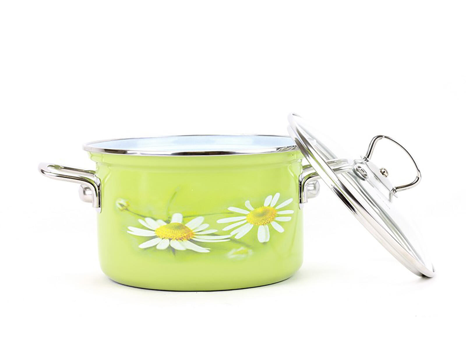 hrnec BELIS DAISY 20cm 3,6l se skleněnou poklicí