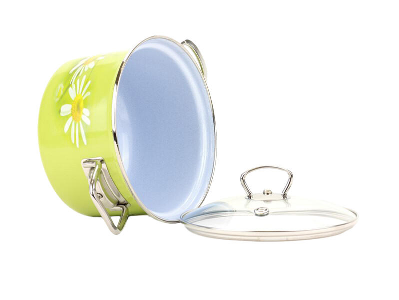 hrnec BELIS DAISY 20cm 3,6l se skleněnou poklicí