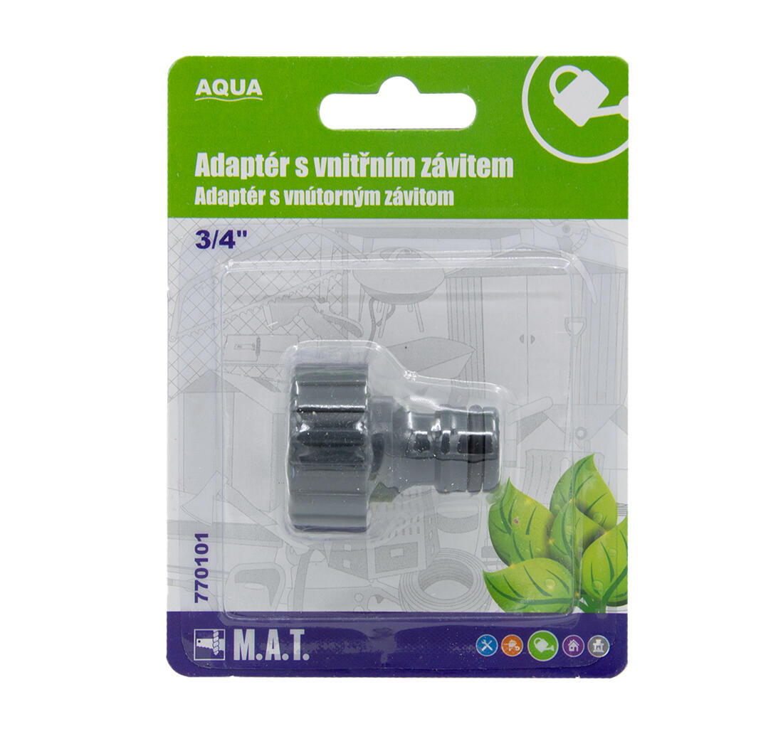 adaptér s vnitřním závitem 3/4"  AQUA 0.02 Kg MTA MAXMIX Sklad14 770101