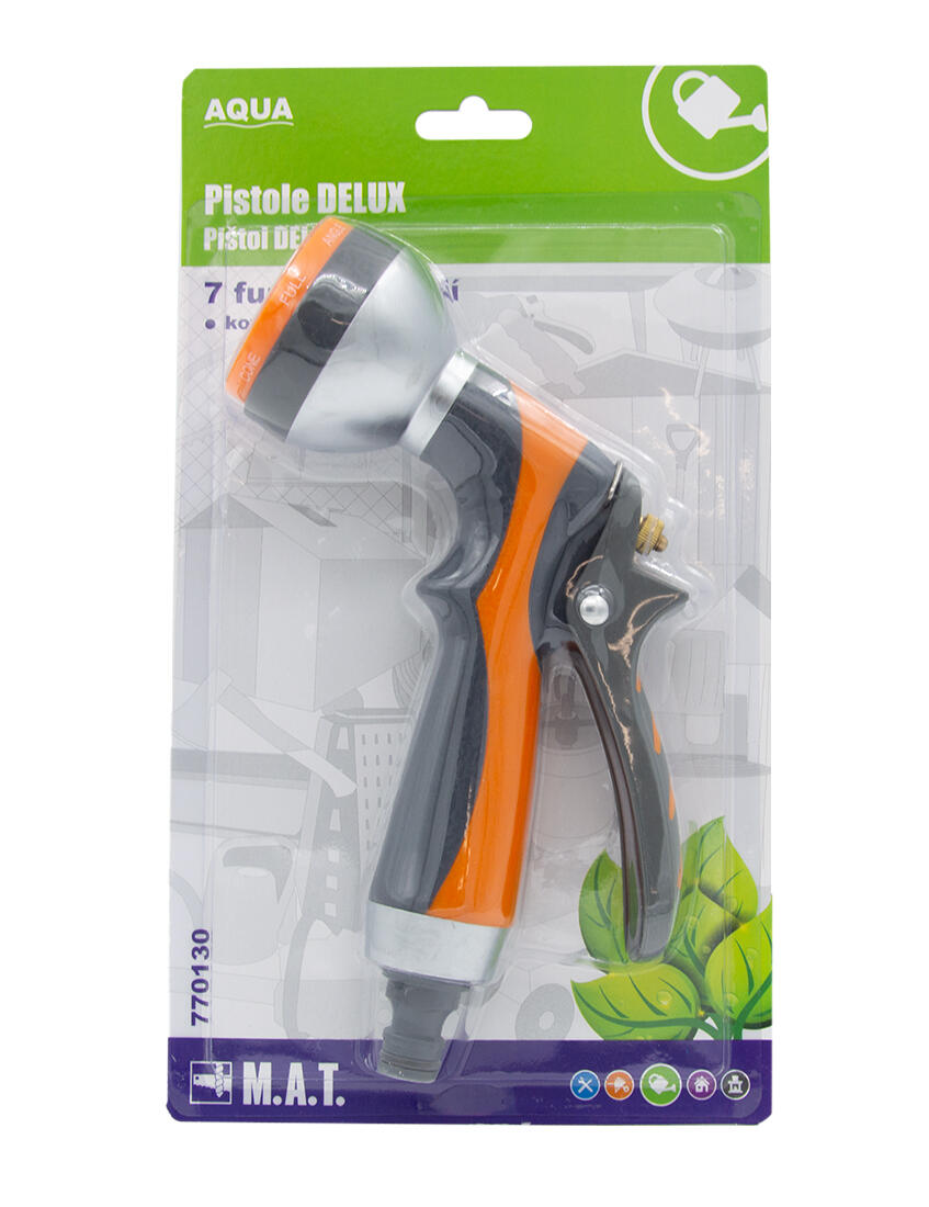 pistole  7 funkcí DELUX kov  AQUA 0.35 Kg MTA MAXMIX Sklad14 770130