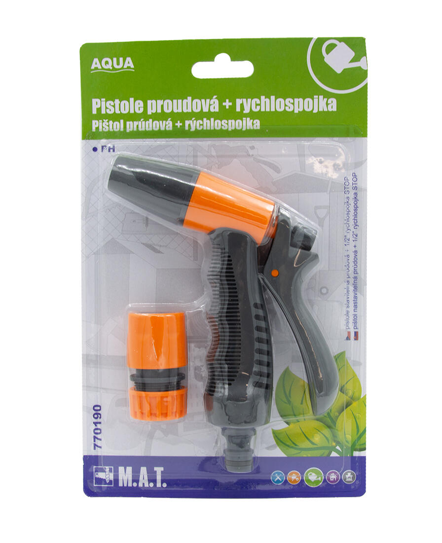 pistole proud.stavitelná PH + rychlospojka STOP 1/2"  AQUA 0.19 Kg MTA MAXMIX Sklad14 770190