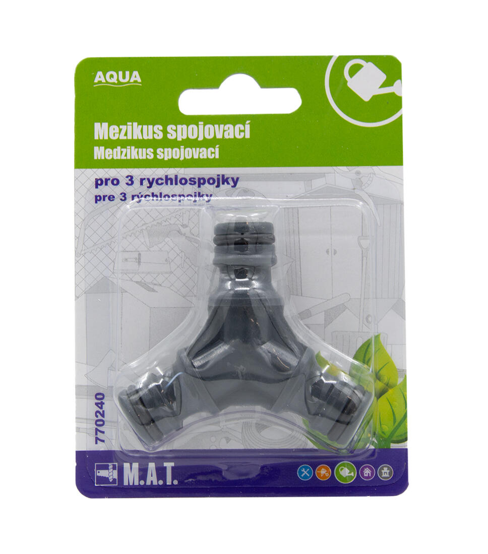 mezikus spojovací pro 3 rychlospojky 1/2"  AQUA 0.03 Kg MTA MAXMIX Sklad14 770240