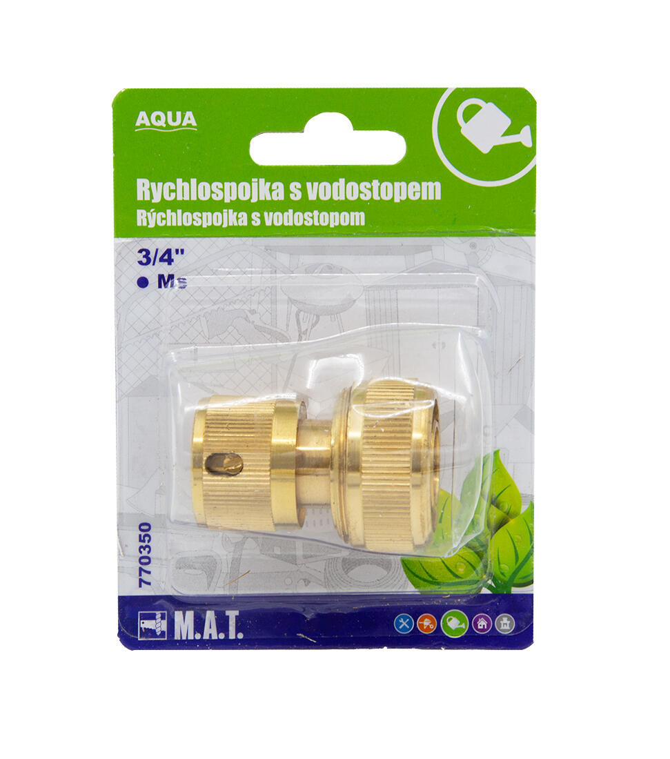 rychlospojka 3/4" s vodostopem Ms  AQUA 0.15 Kg MTA MAXMIX Sklad14 770350