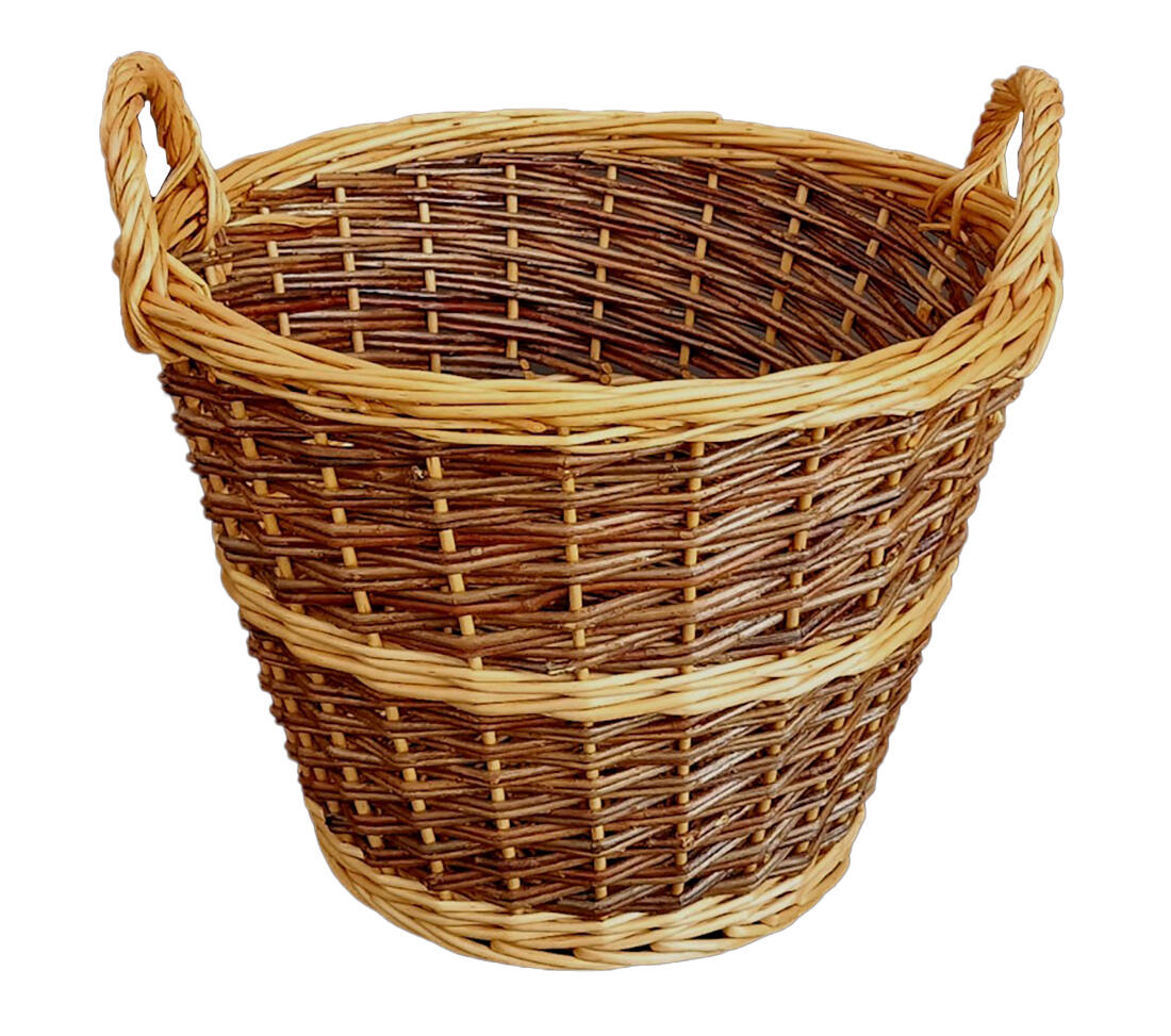 koš na trávu pr.40cm neloupané proutí 0.8Kg MAT MAXMIX Sklad14 331014
