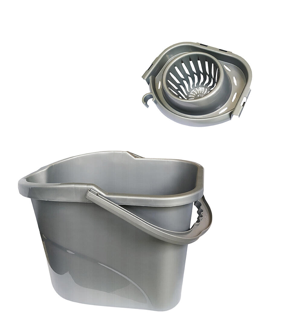 vědro ovál 15l + ždímač PH STŘ 0.52Kg MAT MAXMIX Sklad14 280182