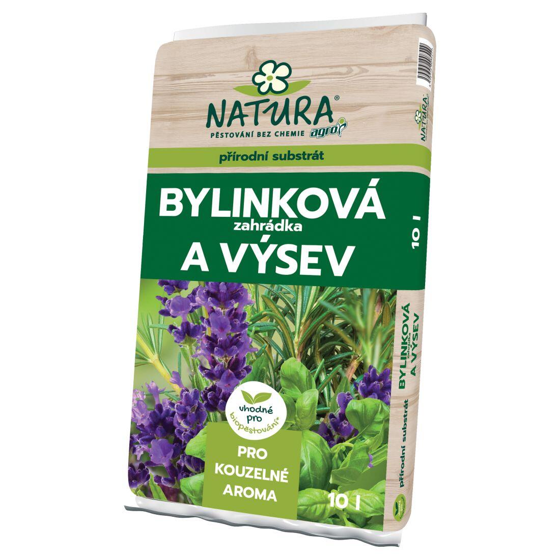 substrát bylinková zahrádka 10l NATURA 2.8 Kg MTA MAXMIX Sklad14 912257