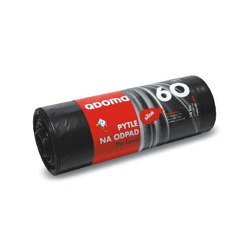 pytle na odpadky  60l (10ks) 60x 80cm ČER 28µ SILNÉ 0.52Kg MAT MAXMIX Sklad14 281422