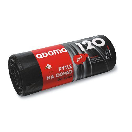 pytle na odpadky 120l (10ks) 70x110cm ČER 32µ SILNÉ 0.59Kg MAT MAXMIX Sklad14 281424