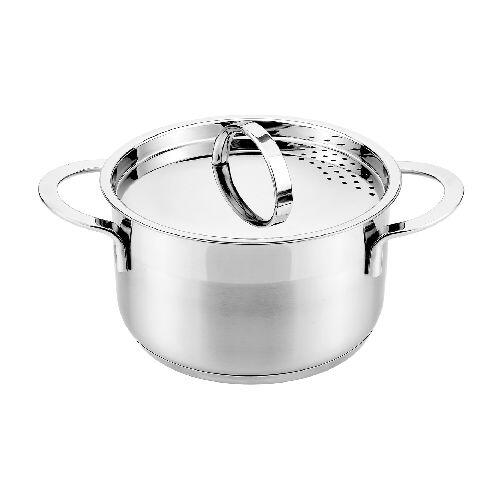 hrnec 20cm s poklicí 3,6l nerez CASSIDA NEW LINE indukce 1.08 Kg MTA MAXMIX Sklad14 268334