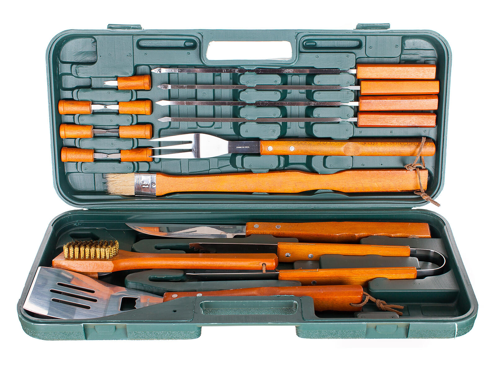 nářadí grilovací nerez, dřev.ruk., sada 18díl., kufr PH 2.8 Kg MTA MAXMIX Sklad14 552770