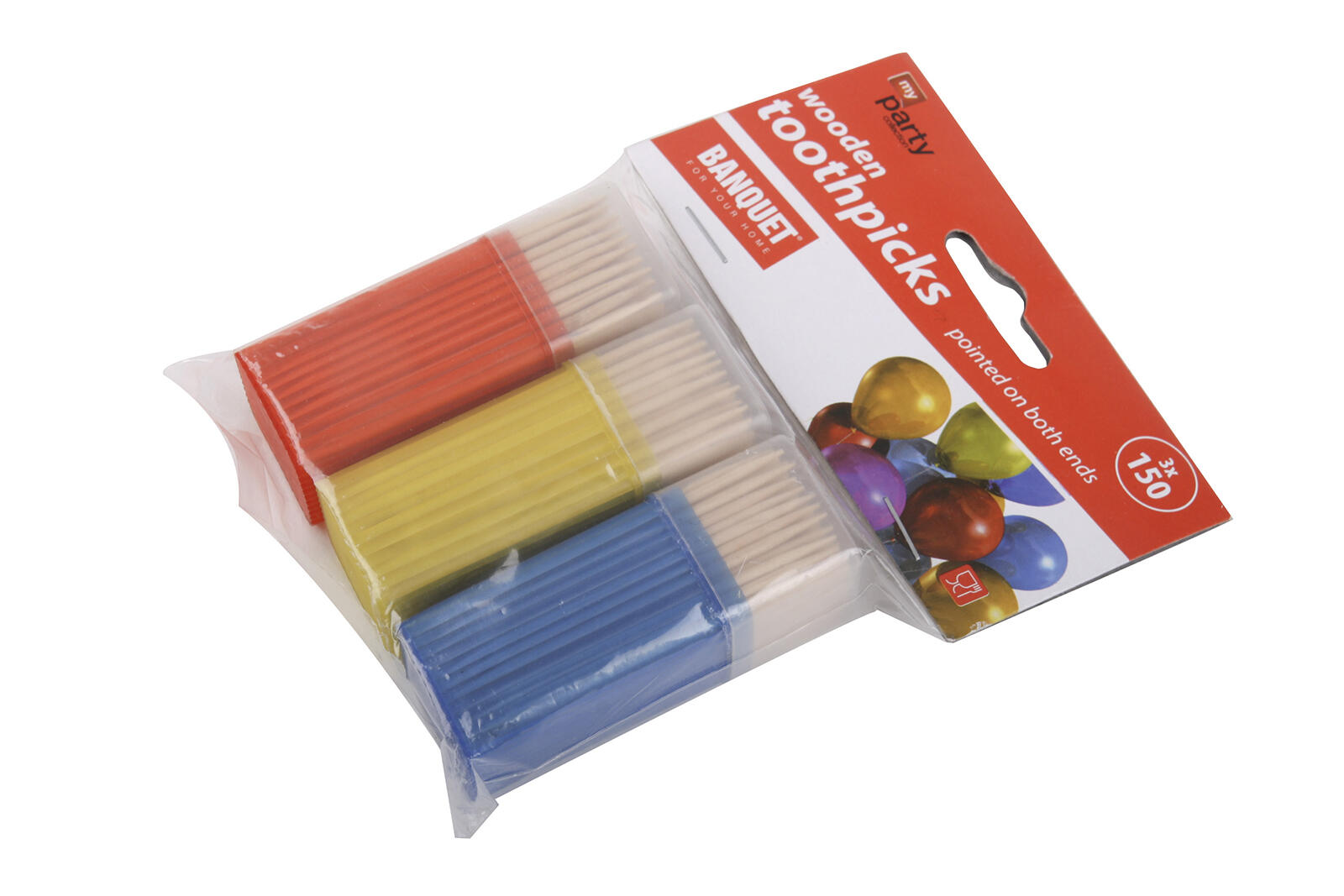 párátka kulatá oboustr.dřev. (3x150ks) + PH box čtverc. 0.07 Kg MTA MAXMIX Sklad14 268463