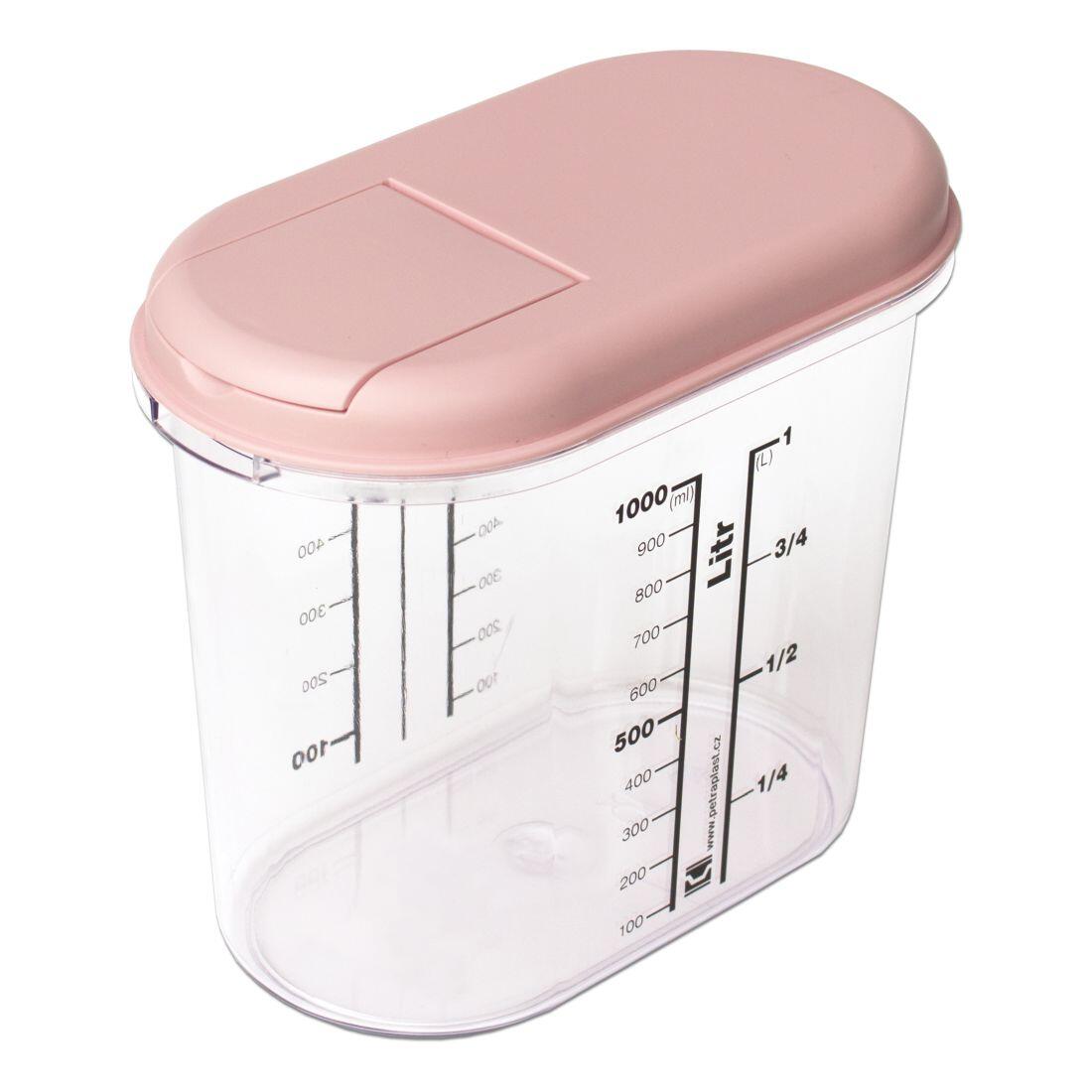 dóza na sypké potr.1,0l ovál s potisk.PH mix barev, otevír.víčko 0.14Kg MAT MAXMIX Sklad14 256241