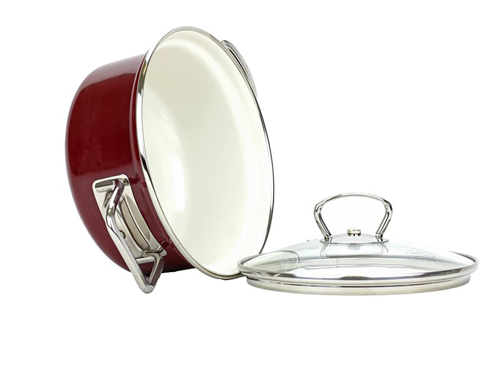 kastrol BELIS ECO-CERAMIC 16cm 1,4l se skleněnou poklicí
